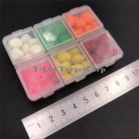 60 Pcs Señuelos De Pesca Para Carpa En Colores Variados Flotantes Artificiales Pop up Bait Caja De Accesorios De Pesca - details 1