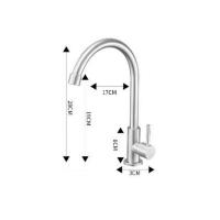 Stainless Steel Faucet Single Cold Water Faucet Bathroom Vertical Faucet Kitchen Water Faucet - details 3