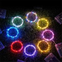 Luces De Cadena LED Con Cable De Cobre 10M 2M 5M Para Adornos Navideños Bodas Y Fiestas Decoración De Árbol De Navidad Guirnalda De Luces Fairy - details 0