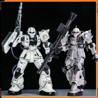 Kit De Montaje De Modelo XINGDONG HG 1/144 Zaku 2 Blanco Lobo MS-06R-1A Figura De Acción Colección SongyongZhen Robot De Plástico - details 0