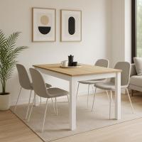 DUPI Mesa Comedor Aitana con Estructura y Tapa Superior de Madera - details 0