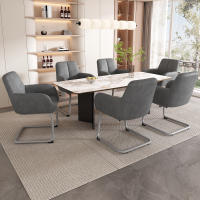Juego de 2 Sillas de Restaurante Familiares-Estilo Moderno y Minimalista | Respaldo Ergonómico, Patas de Roble Natural | Versátiles para Sala de Estar, Dormitorio y Restaurante - details 5