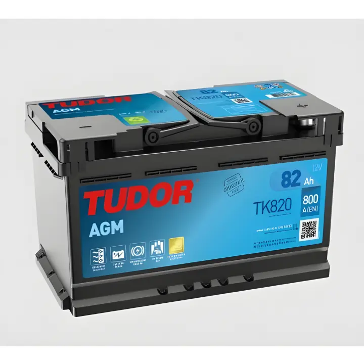 Tudor TK820 AGM Batería de Coche 82Ah 800A Start-Stop Larga Duración - 1