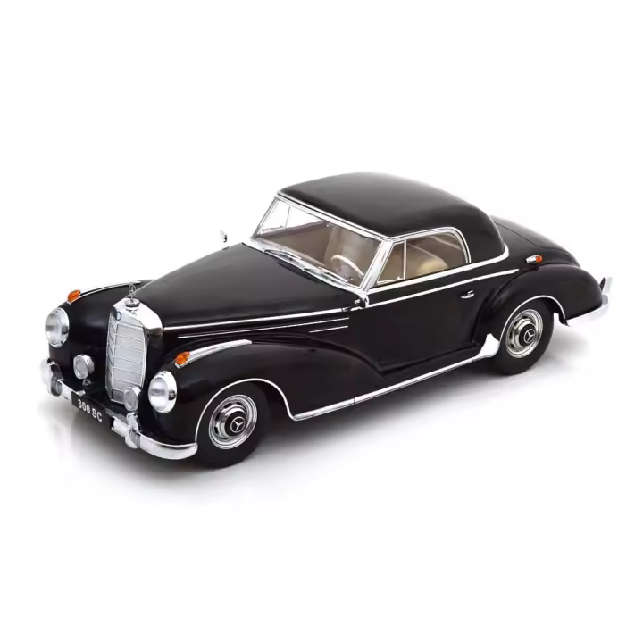 KK Escala 1/18 MERCEDES 300 SE W188 COUPE NEGRA 1955 - KKDC180831 - 1