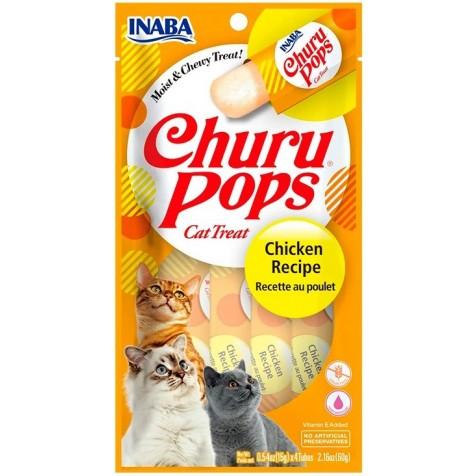 Churu Pops Receta de Pollo para Gatos 4 x 15 gr