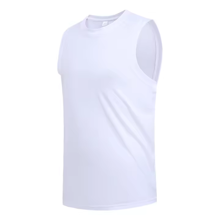 Camiseta Sin Mangas De Hombre Talla Grande Transpirable De Seda De Hielo Secado Rápido Casual Running Fitness Verano Deportes - 1