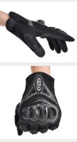 Moto Guantes De Montar jinete Moto Protección Capa Máscara Dura antideslizante resistant to desaste Guantes De Montar Dedo Largo - details 3