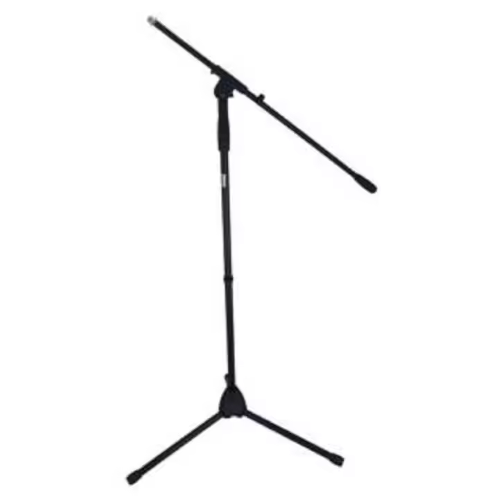 Soporte de micrófono KARMA extremadamente fácil de manejar, ligera y estable, diseñada para adaptarse a cualquier posición. Es extensible hasta una altura de 160 cm. Fabricada en metal, tiene un brazo horizontal de 78 cm. - 1