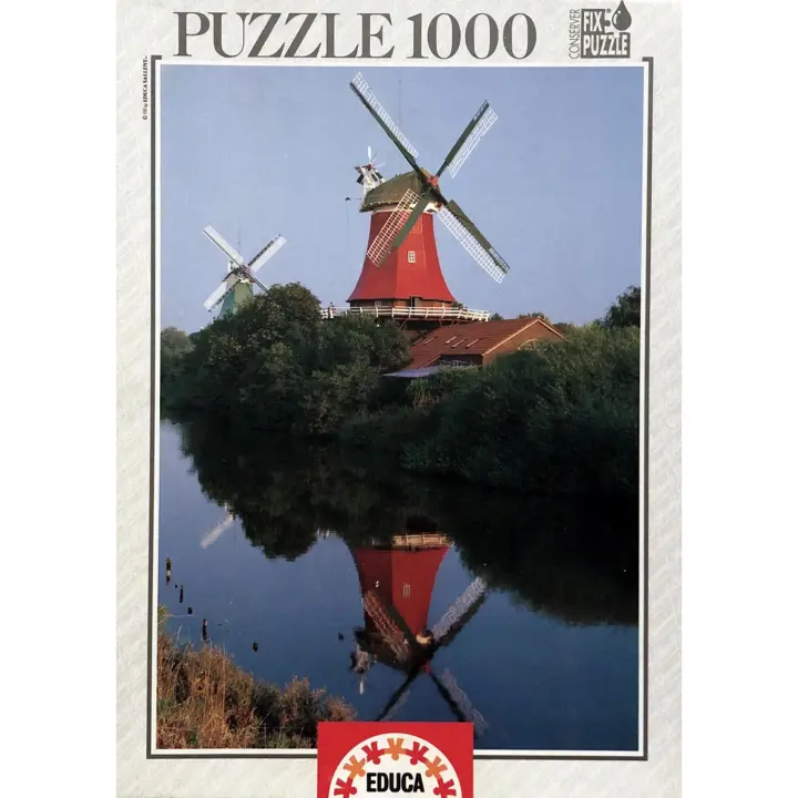 Educa Puzzle 1000 Piezas Molinos Holanda - 1