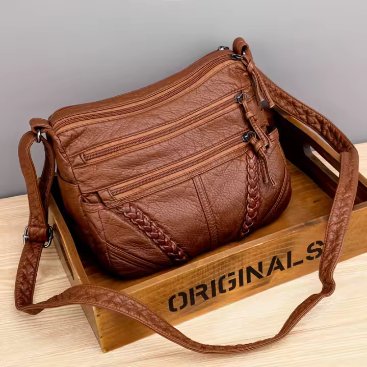 Bolsos de Hombro de Cuero PU para Mujer Estilo Messenger Popular Regalo de Moda para Chicas y Mujeres de Edad Media - 1