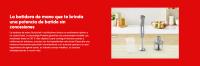 Moulinex Quickchef+, Batidora de buceo (bucear), tecnología de cuchillas Powelix, modo silencio, 20 velocidades, DD672B10 - details 0