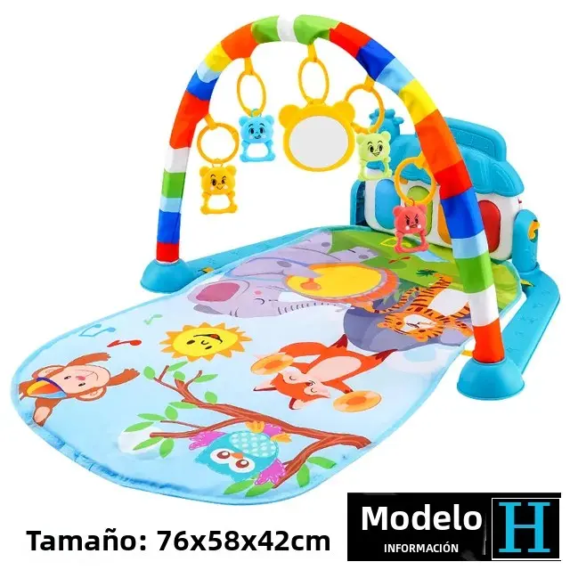 Juego De Actividad Para Bebés Con Piano Y Juego De Pedal De Fitness Musical Y Educativo Para Niños Recién Nacidos Hasta 36 Meses Regalos De Diversión Aprendizaje Y Desarrollo Motor - 1