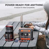 Flashfish P66 Estación de Energía Portátil, Generador Exterior de 300W y 230.88Wh, 8 Salidas, USB-C QC3.0, Onda Sinusoidal Pura, Carga Solar, Linterna de Emergencia, Ideal para Hogar, Camping y Viajes - details 7