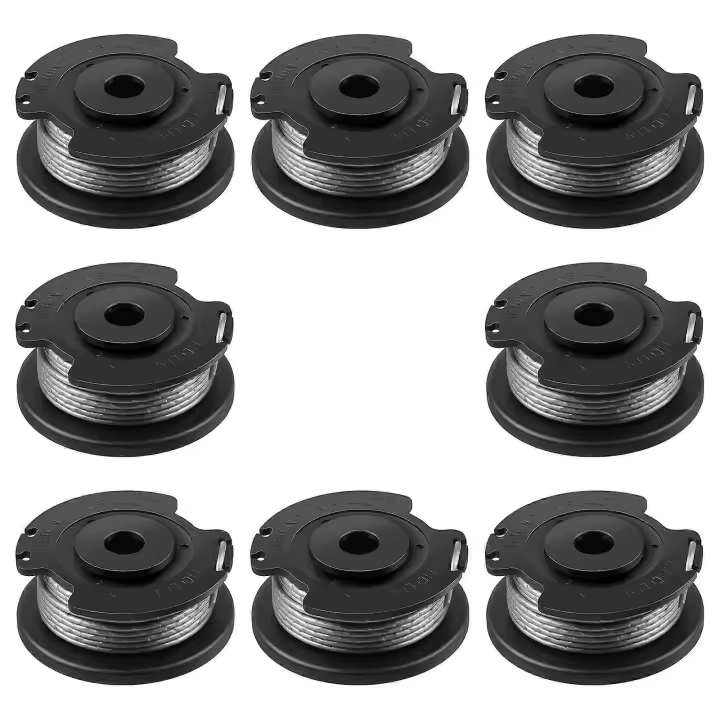 Paquete de 8 carretes de repuesto para recortadora de hilo F016800569 para Bosch EasyGrassCut 23, 26, 18, 18-230 - 1