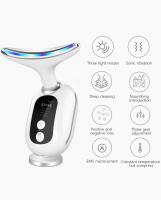 Instrumento de belleza para el cuello para eliminar las líneas del cuello y los pliegues nasolabiales, instrumento de belleza, instrumento de introducción reafirmante y lifting de luz facial, microcorriente EMS blanca - details 10
