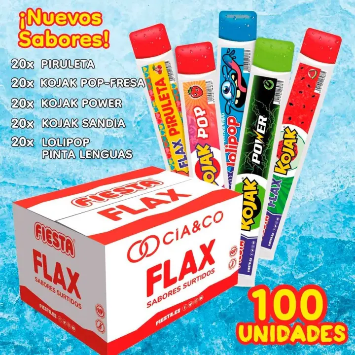 Flax Surtido Fiesta Congelable 70 ml.  100 unidades - 1