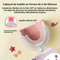 Cepillo De Dientes Eléctrico Para Niños En Forma De U De Silicona Automático Sonic 360 Grados Cepillo Inteligente Para Niños - details 2