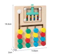 Juegos De Rompecabezas De Madera Para Niños Juguete Educativo Montessori De Aprendizaje Colorido Y Logia Entrenamiento De Pensamiento - details 5
