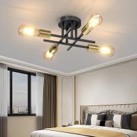 Modern Sputnik Ceilin Ganchero Nordic Semi Montaje En Pared Lámpara Vintage Decoración De Hogar Luz Iluminación Fijación LED - details 7