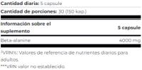 Beta Alanine 150 Cápsulas - Scitec Nutrition - details 1