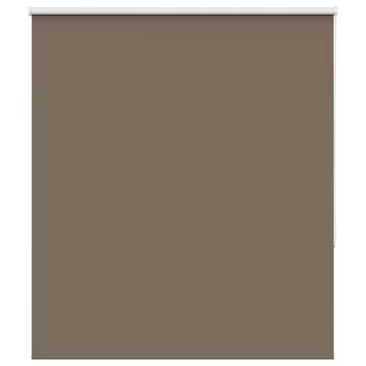 Estor Enrollable Opaco Color Café 125x130 cm Tela Ancho 121,6cm - 1