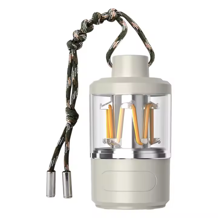 Lámpara De Camping Portátil COB Caliente Con Luz LED Fuerte Recargable Para Emergencias Y Pesca En Túneles Material ABS Fuente De Luz LED Con Lámpara De Tungsteno - 1