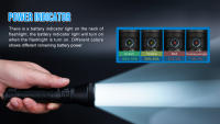 Linterna Táctica Trustfire T40R LED Recargable 1800 Lumens Con Carga USB IP68 Militar Luz > 500 Metros Resistente Al Agua Y Polvo - details 8