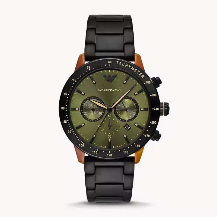Reloj Emporio Armani Hombre AR11548 - Cronógrafo, Acero Inoxidable, Resistente Al Agua - 1