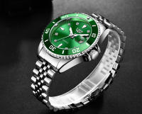 Reloj De Cuarzo Para Hombre LIGE Lujo Diamantes Oro Reloj Impermeable Acero Inoxidable Luminoso Reloj De Negocios Para Hombres - details 12