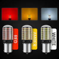 2pcs Lámparas LED CanBus 144smd 1156 BA15S P21W BAU15S PY21W 7440 W21W P21/5W 1157 BAY15D 7443 3157 Para Señal De Luces De Volteo - details 0