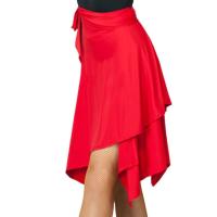 Falda De Baile Latina Para Adultos Profesionales Mujer Triángulo De Faldón Calidad Superior Rumba Samba Accesorios De Danza - details 8