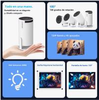 Proyector HY300 4K HD LED 5G WiFi Bluetooth HDMI USB Android - details 4