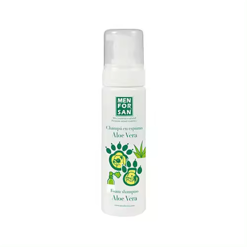 Champú en espuma MENFORSAN 200ml con aloe vera para roedores y hurones - 1