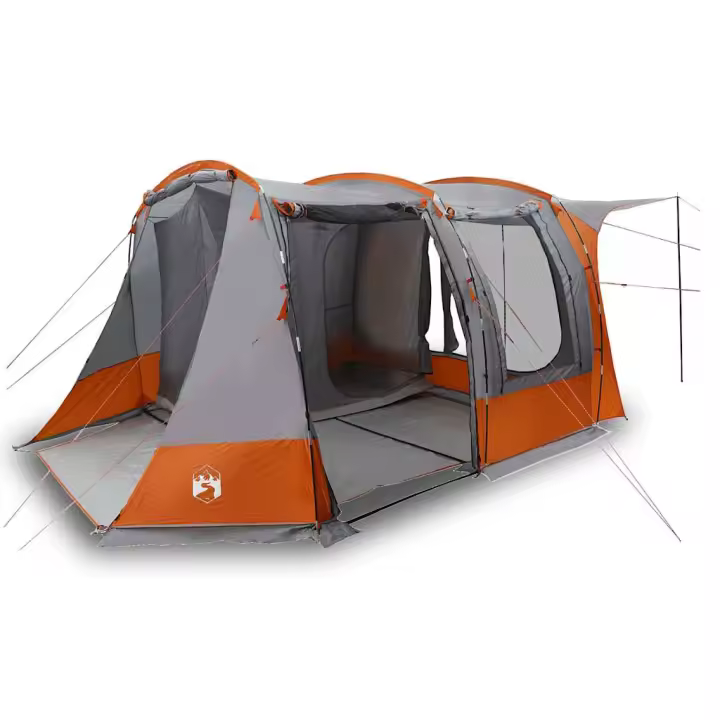 vidaXL Tienda de campaña para coche impermeable gris y naranja - 1