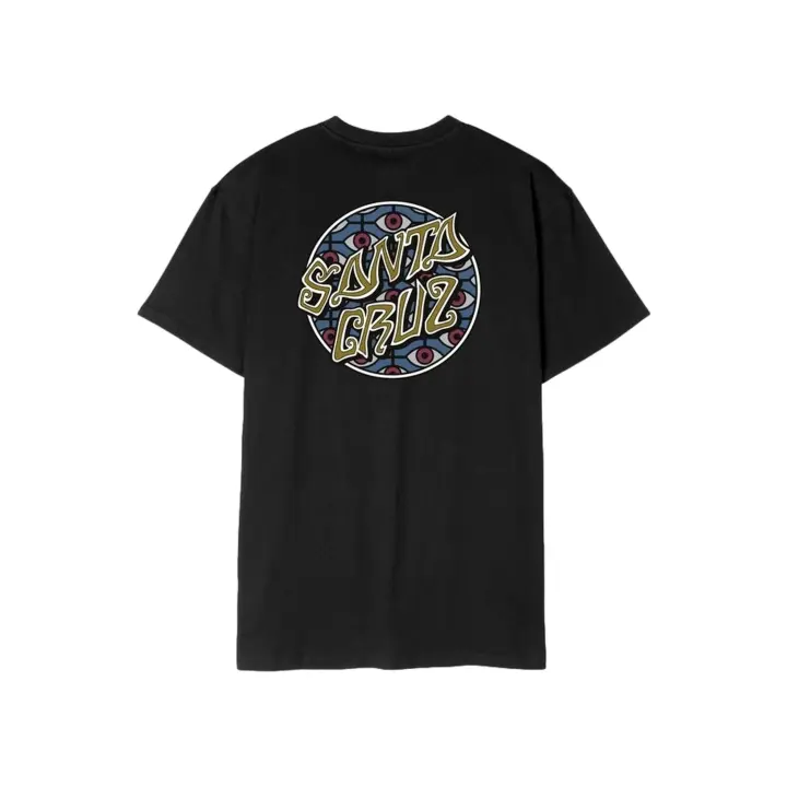 Camiseta Santa Cruz Negra Salba Eyes Dot Tee - 1