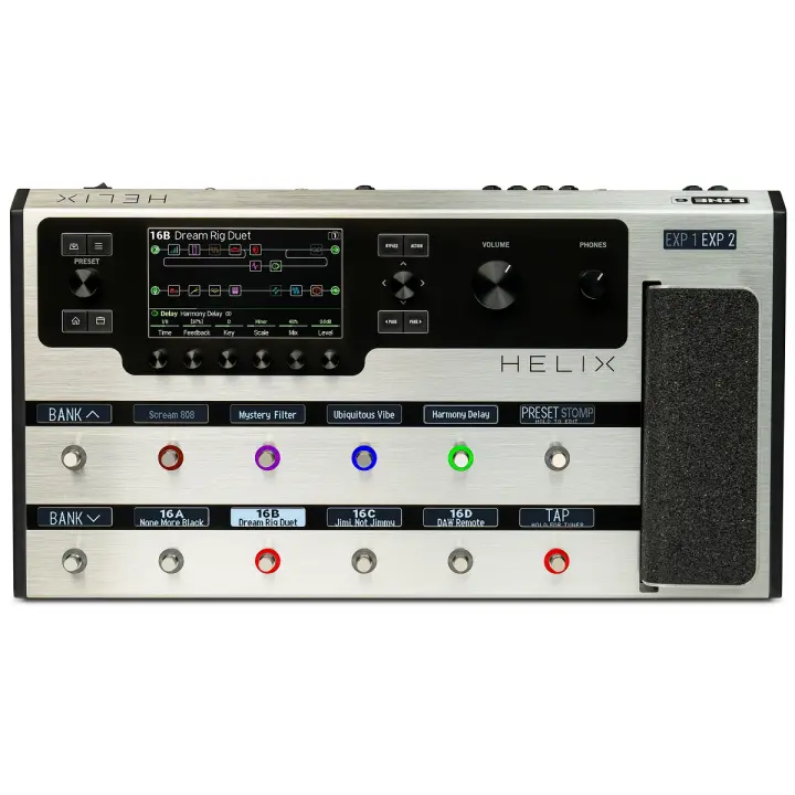 LINE6 HELIX PLATINUM EDICIÓN LIMIT PEDALIERA MULTIEFECTO PARA PEDAL EXPRESIÓN 12 INTERRUPTOR DE GUITARRA LINHELIXPLA Pedal Multi-Efecto - 1