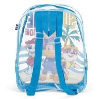 Mochila de Playa Paw Patrol 31cm, Bolsa Playa Transparente con Rejilla La Patrulla Canina, Mochila Infantil para Niñas, Regalo Cumpleaños, Piscina, Camping, Campamento, Vacaciones, Color Azul - details 3