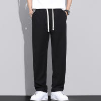Pantalones Casuales Para Hombre Gris Caqui Veraniegos Rectos Y Anchos Deportivos De Baloncesto Con Bolsillos Cintura Media Peso Ligero - details 1