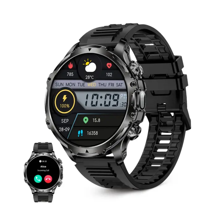 KSIX Venture Black / Smartwatch XXL 1.85" - 1
