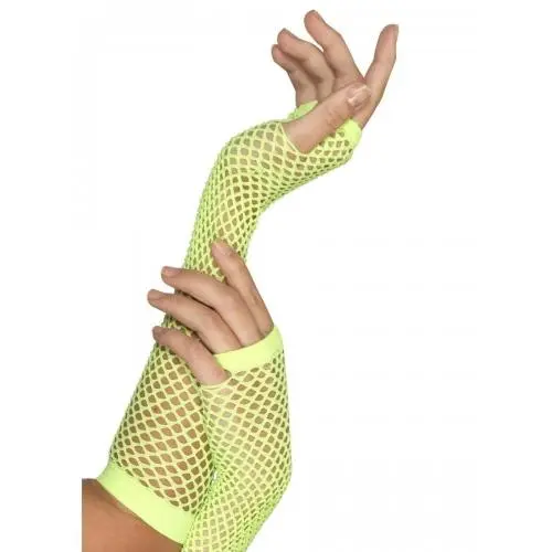 GUANTES REJILLA LARGOS NEON - 1