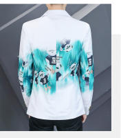 Chaqueta De Traje Impresionada Para Hombre Corte Slim Ajustado Casual Negocios Talla M-3XL Moda 2024 Ropa De Hombre - details 3