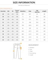 Pantalones Casuales Para Hombre Primavera Otoño 2025 Nuevo Ajustados De Cintura Elástica Color Sólido Negocios Pantalones Talla Media - details 0