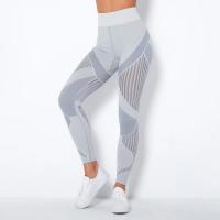 New Seamless Knitted Pants Quick Drying Hollow Yoga Fitness Pants High Waist Hip Lifting Tight Leggins Push Up Dropshipping - details 7
