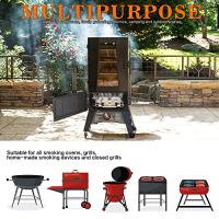 Generador De Humo Frío De Acero Inoxidable Con 1 Cepillo De Limpieza Y 2 Ganchos Para Barbacoa Al Aire Libre Y Picnic - details 2