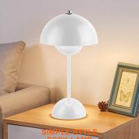 Lámpara De Escritorio Floral Portátil Con Interruptor Táctil USB Ajustable Y Regulable Luz Decorativa Para Dormitorio Camping Exterior - details 2