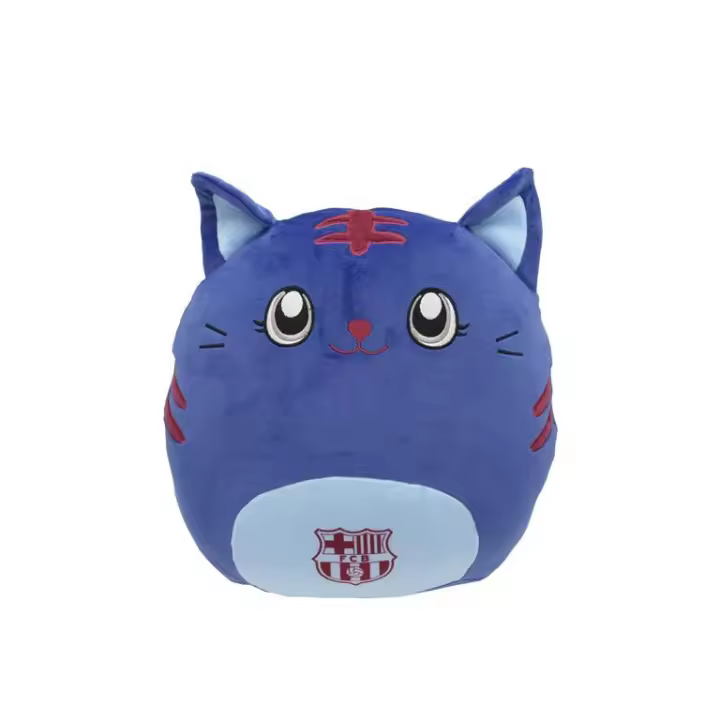 FC BARCELONA PELUCHE MUY SUAVE GATO AZUL 12-30CM - 1