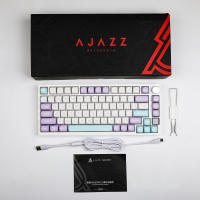 Teclado Mecánico AJAZZak820pro Con Pantalla Tres Modos Personalizable RGB Iluminación Intercambiable De Una Tecla Slotted Para Número Y Tablet - details 28