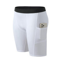 Shorts De Compresión Para Hombre Secado Rápido Tiras Elásticas Deporte Fitness Running Gimnasio Leggings Underwear Masculino - details 3
