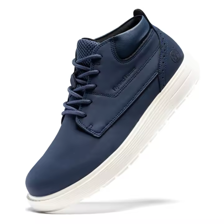 Botas De Caza FLYLAND Para Hombre Casual Hechas a Mano De Cuero Ligeros Antideslizantes Zapatillas Con Cordones - 1