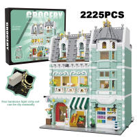 Bloques De Construcción Creativos En Esquina Para Café Y Vistas De La Ciudad Modelo De Edificios Tienda De Juguetes Micro Para Niños Y Adultos - details 7